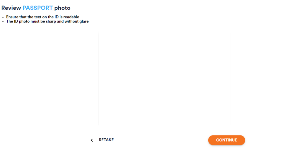 Registro de cuenta de modelo de webcam de Chaturbate Resultado de la foto del pasaporte