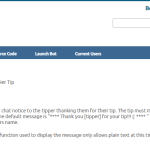 Tabla de clasificación de propinas de Chaturabate y bots de agradecimiento con propinas automáticas